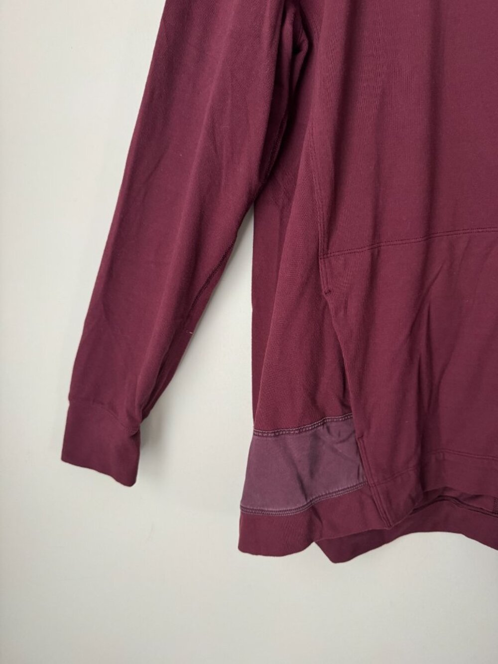 Lululemon Starting Place Hoodie Womens 8 Hooded Pullover Sweatshirt Cowl Neck Ma - Picture 5 of 9